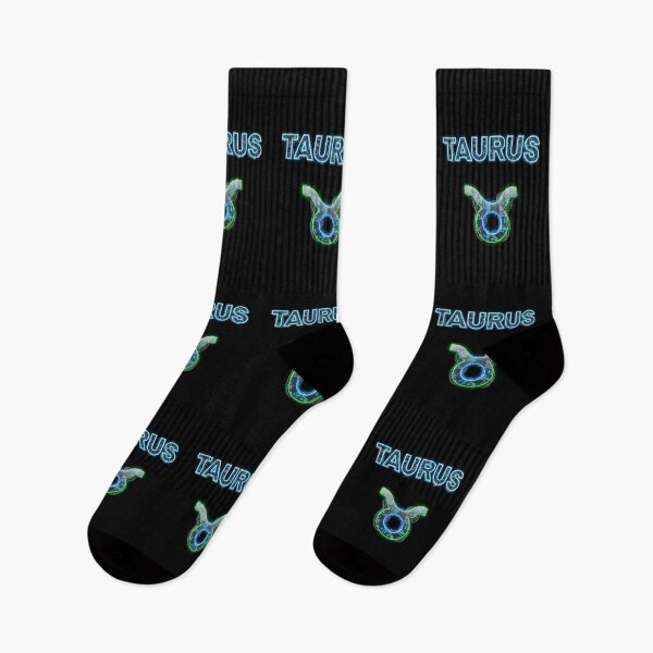 Item preview, Cyber Taurus Neon Glitch designed and sold by ZodiacWonders.