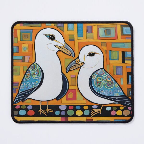 Item preview, Two Seagulls wearing hoodies walk into a bar designed and sold by Colin Bentham.