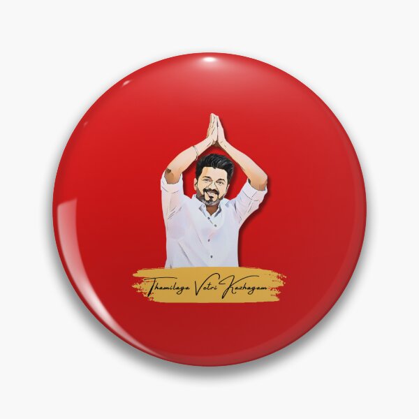 Item preview, TVK Vijay Vanakkam Fan Design designed and sold by AKRE R.