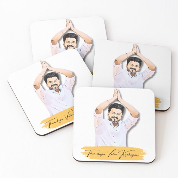 Item preview, TVK Vijay Vanakkam Fan Design designed and sold by AKRE R.