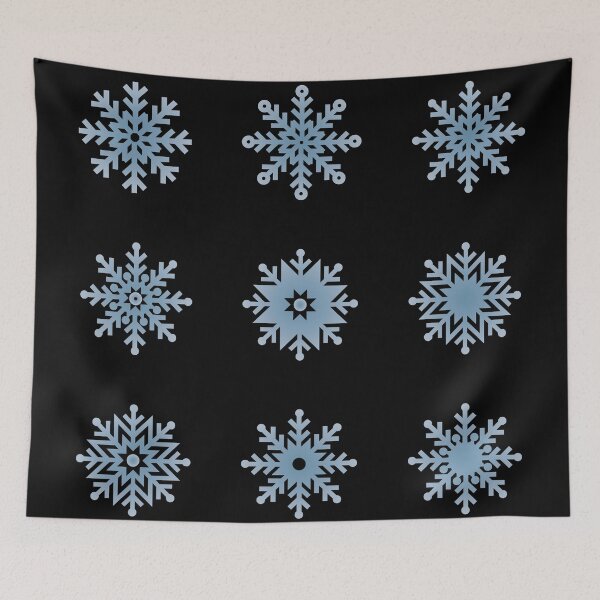 Item preview, Snowflake Pattern – 9 Snowflakes Design 3 designed and sold by ZorianArt.