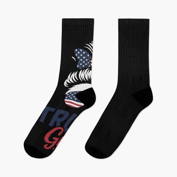 Item preview, Trump Girl Messy Bun Trump Election American Flag  designed and sold by RsFilsingerArt.