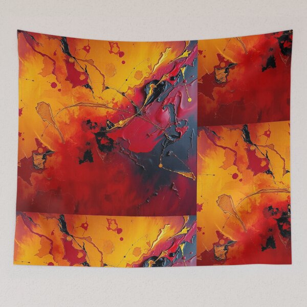 Item preview, Burnished - AI Abstract Digital Art Print designed and sold by KLP-Magick.