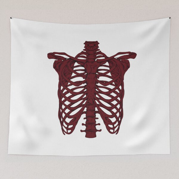 Item preview, Skeleton Rib Vintage Graphic, Rib Cage, Retro Skeleton, 90s Skull, Spooky, Halloween gift designed and sold by DesignDenDo ⭐⭐⭐⭐⭐.
