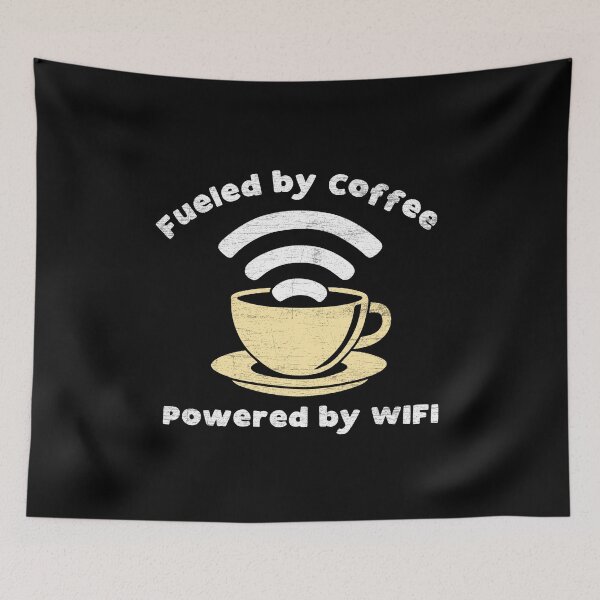 Item preview, Fueled by Coffee, Powered by WiFi designed and sold by NQArtist.