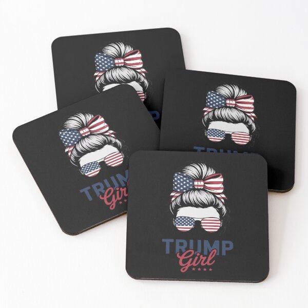 Item preview, Trump Girl Messy Bun Trump Election American Flag5  designed and sold by RsFilsingerArt.