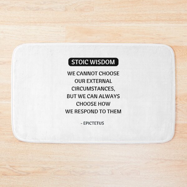 Item preview, Stoic Philosophy Quotes - We cannot choose our external circumstances -Epictetus designed and sold by Inspirationmotivation.