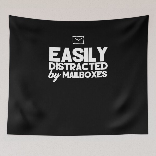 Item preview, Easily Distracted by Mailboxes Postal Service Delivery Shirt designed and sold by LookTwice.