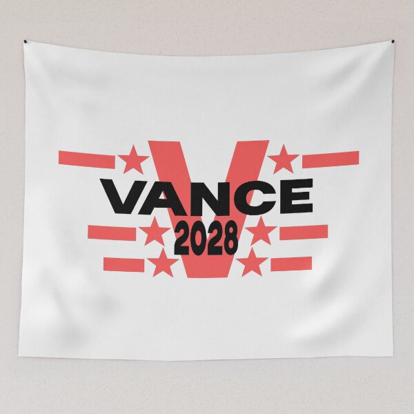 Item preview, Vance 2028 President Election Campaign US Flag designed and sold by Colorfulman.