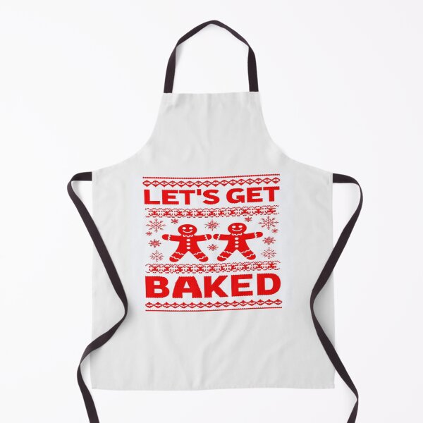 Item preview, Funny Ugly Christmas Sweater – Let's Get Baked Gingerbread Holiday Design designed and sold by Bright Nest Studio.