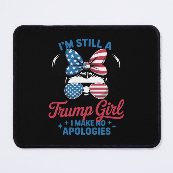 Item preview, Trump Girl Messy Bun Trump Election designed and sold by RsFilsingerArt.