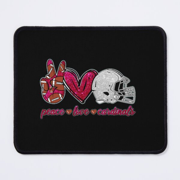 Item preview, Peace Love Cardinals - Football Team Active designed and sold by ScottBrooksa.