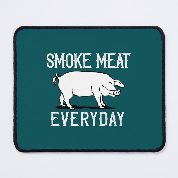Item preview, Fumer de la viande tous les jours barbecue drôle  designed and sold by LebrideAtelie.