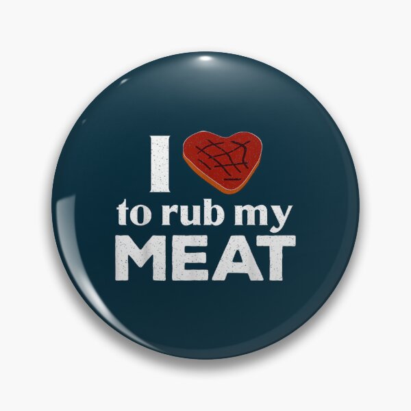 Item preview, Fumeur de barbecue j_aime frotter mon coeur de steak de viande  designed and sold by LebrideAtelie.