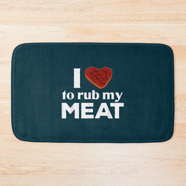 Item preview, Fumeur de barbecue j_aime frotter mon coeur de steak de viande  designed and sold by LebrideAtelie.