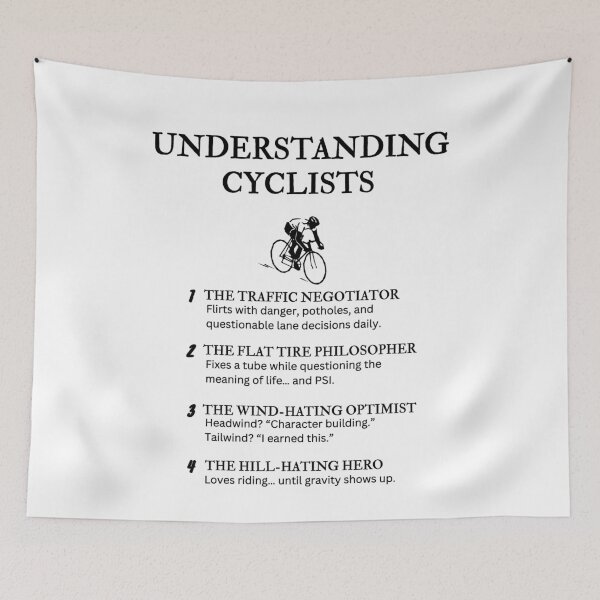 Item preview, Understanding Cyclists – Funny Road Life Humor for Riders designed and sold by PsyFlow35.