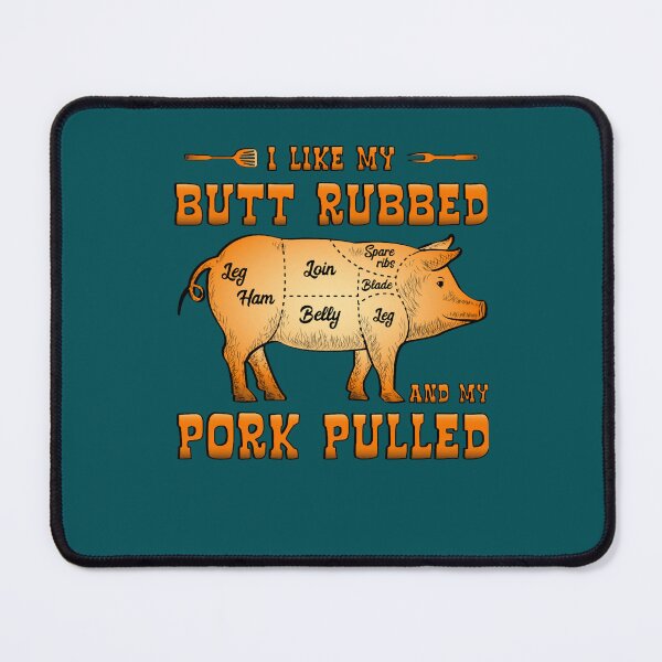 Item preview, Grill BBQ I LIKE Mon bout frotté et mon porc tiré  designed and sold by LebrideAtelie.