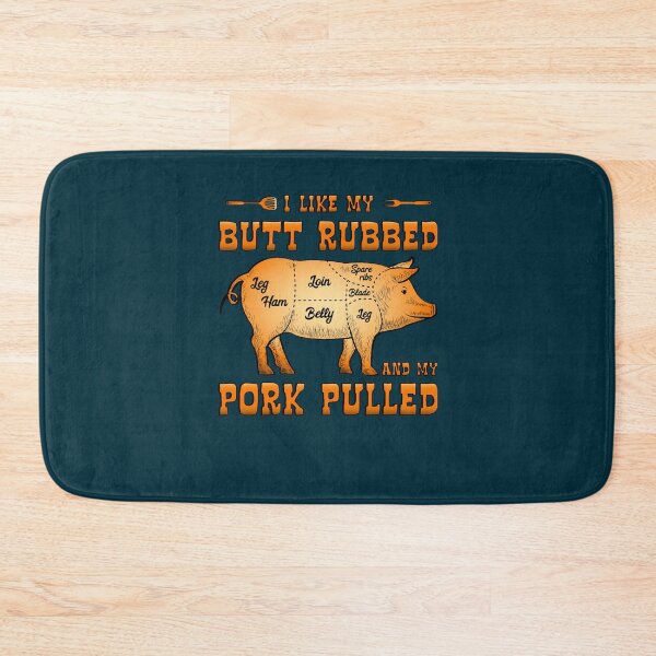 Item preview, Grill BBQ I LIKE Mon bout frotté et mon porc tiré  designed and sold by LebrideAtelie.
