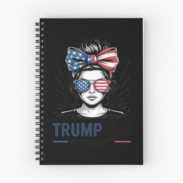Item preview, Trump Girl No Apologies Messy Bun Sunglasses Trump 2024 USA  designed and sold by RoyTill0Art.