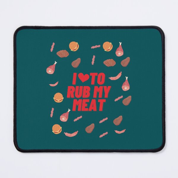 Item preview, J_aime frotter ma viande Funny Chef Kitchen Food designed and sold by LebrideAtelie.