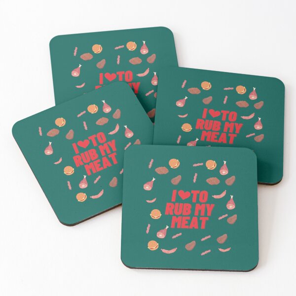 Item preview, J_aime frotter ma viande Funny Chef Kitchen Food  designed and sold by LebrideAtelie.