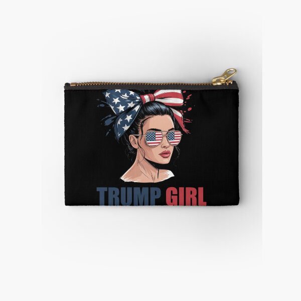 Item preview, Trump Girl No Apologies Messy Bun Sunglasses Trump USA  designed and sold by RoyTill0Art.