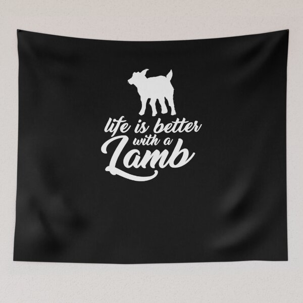 Item preview, Life Is Better With A Lamb Cute Animal Lover Sheep T-Shirt designed and sold by LookTwice.