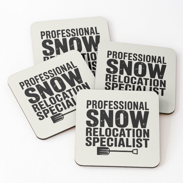 Item preview, Professional Snow Relocation Specialist Funny Winter Shovel Design designed and sold by SplashTastic.