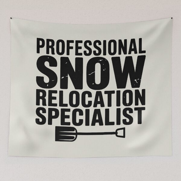 Item preview, Professional Snow Relocation Specialist Funny Winter Shovel Design designed and sold by SplashTastic.