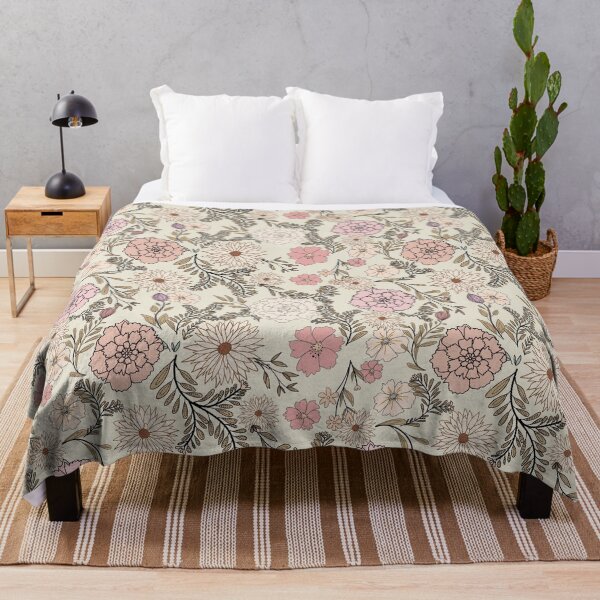 Item preview, Boho floral pattern with ethnic motifs and hand-drawn decorative elements. Perfect for textile printing, wallpapers, packaging, and modern bohemian design projects. designed and sold by SittipongDesign.