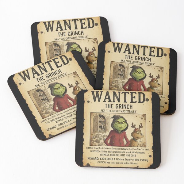 Item preview, WANTED: The Grinch designed and sold by AlphaPrint2410.