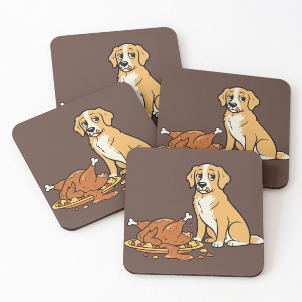 Item preview, Guilty Dog Stole Thanksgiving Turkey Graphic designed and sold by SillyPawsStudio.