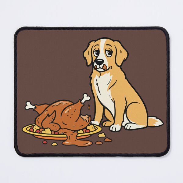 Artikelvorschau, Grafik: Schuldiger Hund stahl Thanksgiving-Truthahn entworfen und verkauft von SillyPawsStudio.