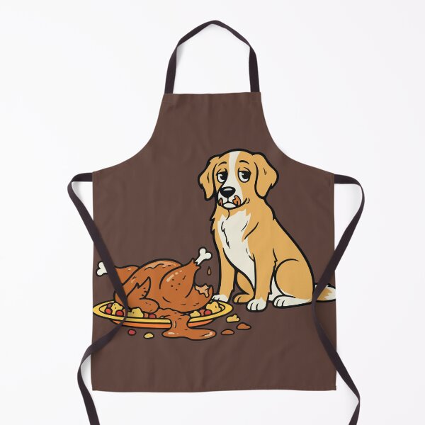 Item preview, Guilty Dog Stole Thanksgiving Turkey Graphic designed and sold by SillyPawsStudio.