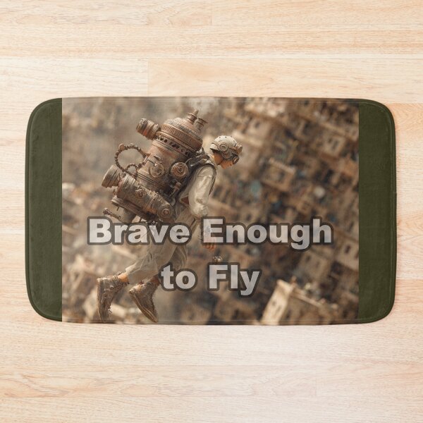 Item preview, Brave Enough to Fly – Steampunk Adventure Boy Art designed and sold by casualnature.
