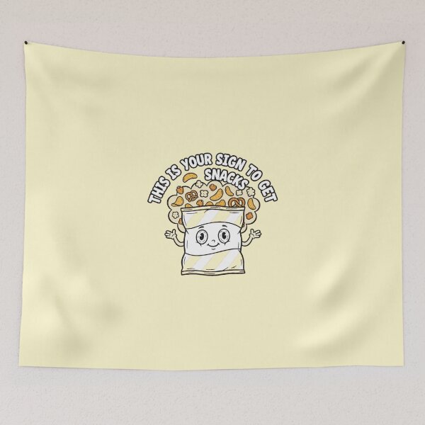 Item preview, This Is Your Sign To Get Snacks Cute Food Pun Graphic designed and sold by Bratak.
