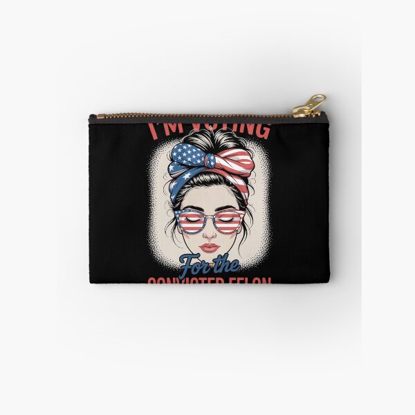 Item preview, Trump Girls Messy Hair Buns Glasses Vote Convicted Felon  designed and sold by RoyTill0Art.
