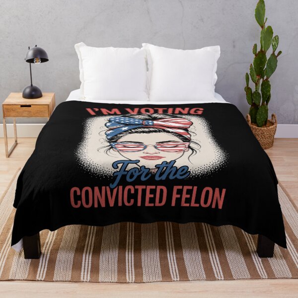 Item preview, Trump Girls Messy Hair Buns Glasses Vote Convicted Felon designed and sold by RoyTill0Art.