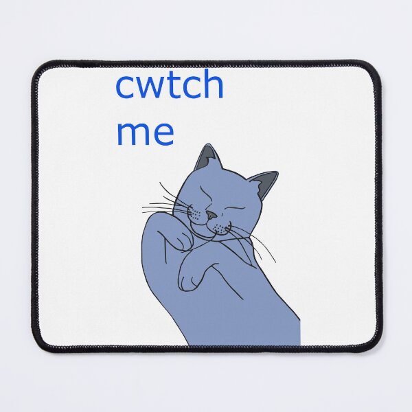 Item preview, Cwtch Me British Blue Shorthair Cat Welsh Kitty designed and sold by Crystal Signs.