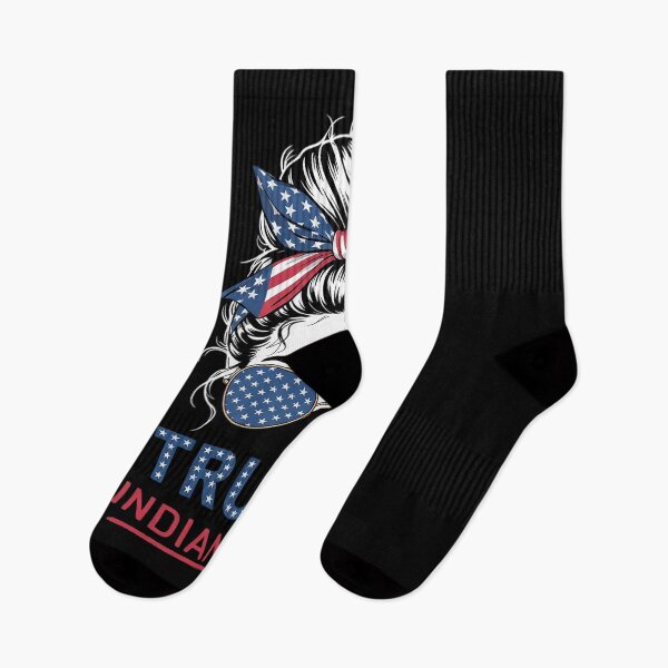 Item preview, Trump Indiana Gal Messy Bun 2024 Election American Flag  designed and sold by RoyTill0Art.