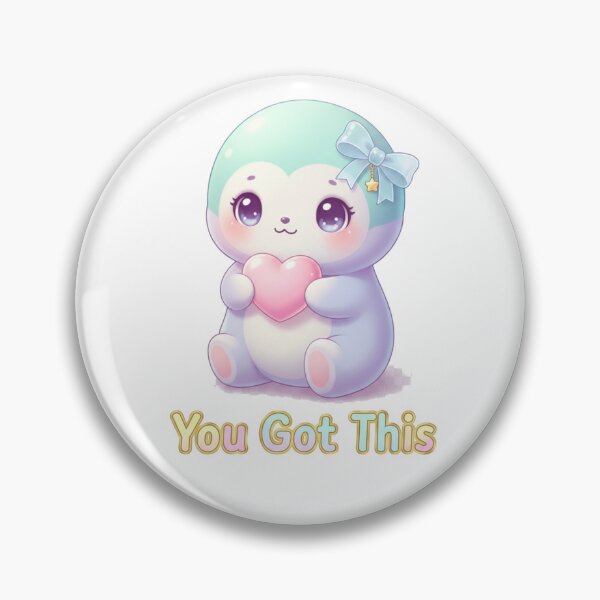 Item preview, Kawaii Cute Mascot Motivation – ‘You Got This’ Premium Minimalist Design designed and sold by JonathanP514.