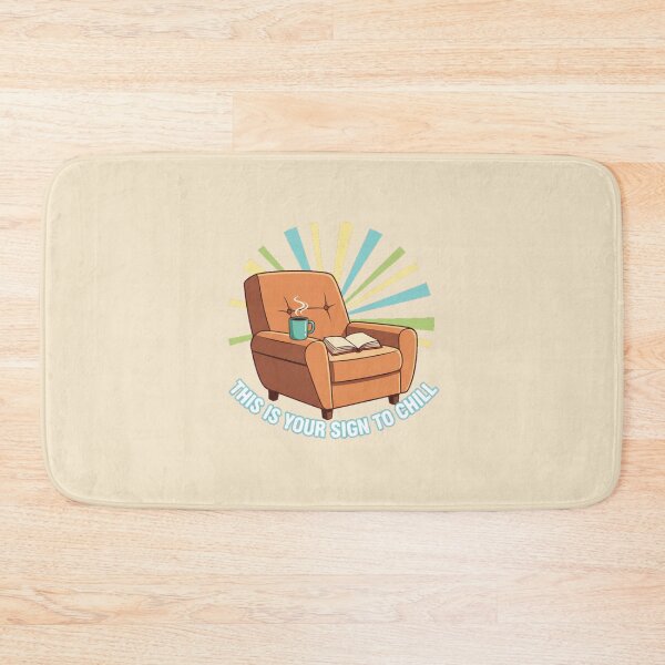Item preview, This Is Your Sign To Chill Retro Vintage Relax Reminder designed and sold by Bratak.