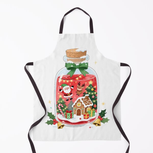 Item preview, Christmas Magic Jar – Cute Santa & Reindeer designed and sold by Soulharmony.