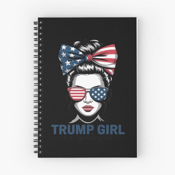 Item preview, Trump Lady Inauguration Day 2025 Messy Bun American Flag  designed and sold by RoyTill0Art.