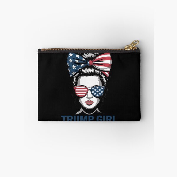 Item preview, Trump Lady Inauguration Day 2025 Messy Bun American Flag  designed and sold by RoyTill0Art.