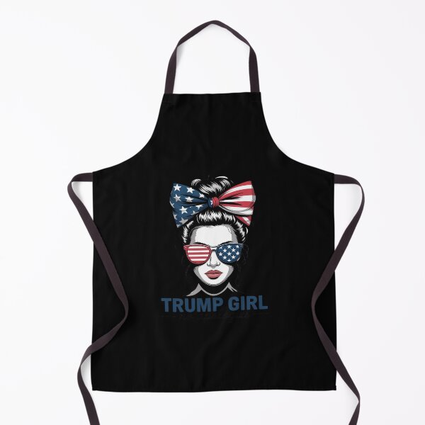 Item preview, Trump Lady Inauguration Day 2025 Messy Bun American Flag designed and sold by RoyTill0Art.