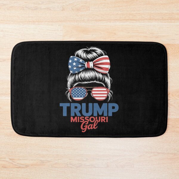 Item preview, Trump Missouri Gal Messy Bun Election American Flag Women Kids Men  designed and sold by RoyTill0Art.