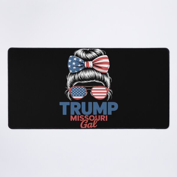 Item preview, Trump Missouri Gal Messy Bun Election American Flag Women Kids Men designed and sold by RoyTill0Art.