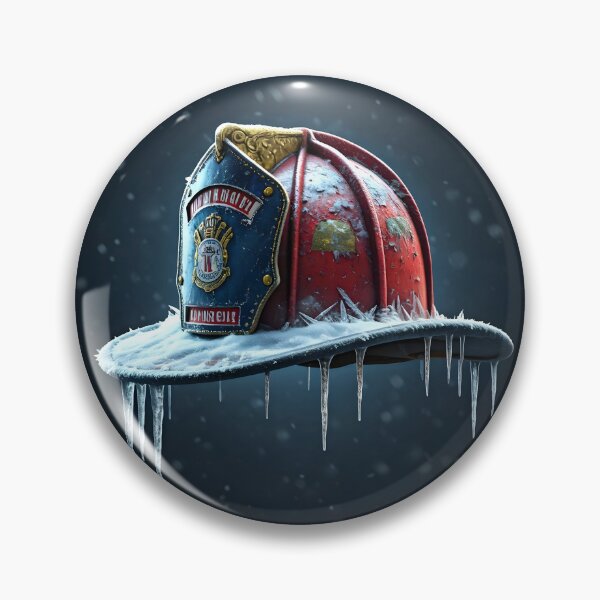 Item preview, Frozen Courage: Firefighter Helmet Sculpted in Ice designed and sold by PawPrintedArt.