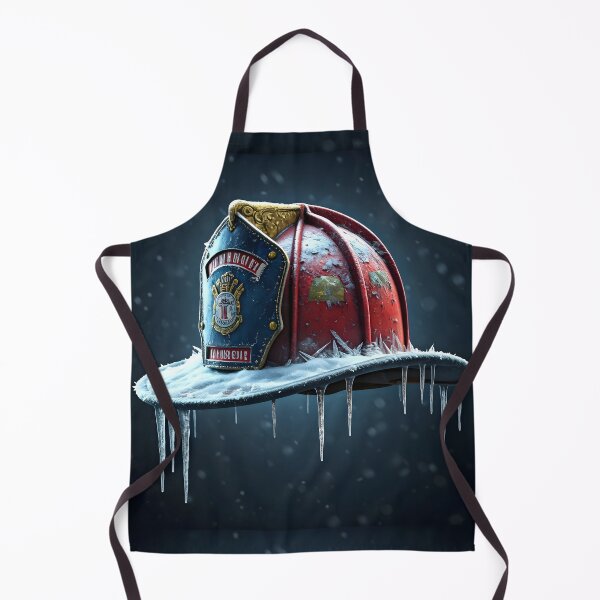 Item preview, Frozen Courage: Firefighter Helmet Sculpted in Ice designed and sold by PawPrintedArt.